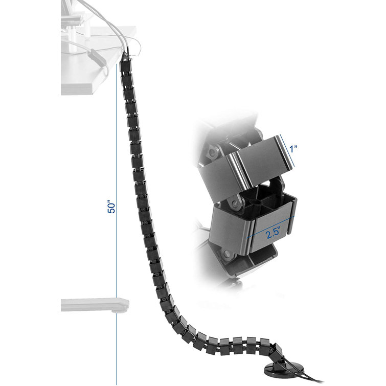 VIvo Vertebrae Cable Management Kit for Desk Wayfair